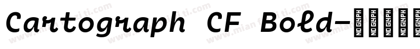 Cartograph CF Bold字体转换